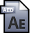File Adobe After Effects Icon 48x48 png